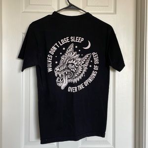 Sketchy Tank Wolves Sheep T Shirt